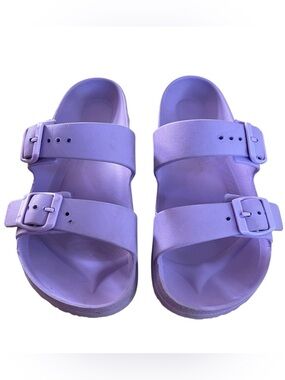 Women’s Adjustable Double-Strap Sandals in Lavender